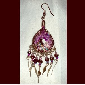 Earrings dream catcher
